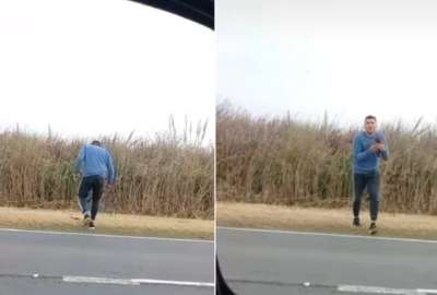 Argentina: un hombre rescat&oacute; a un perro que fue abandonado en una v&iacute;a
