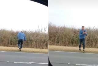 Argentina: un hombre rescat&oacute; a un perro que fue abandonado en una v&iacute;a