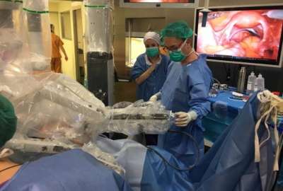 Este proceso lo se ejecut&oacute; con la ayuda del robot quir&uacute;rgico Da Vinci