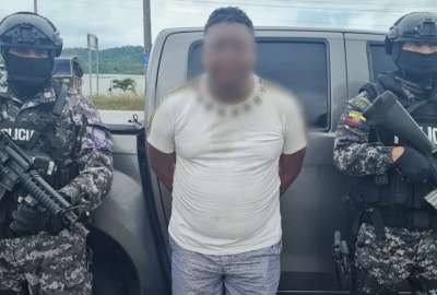 La Polic&iacute;a captur&oacute; a alias 'Willie' en Esmeraldas. 