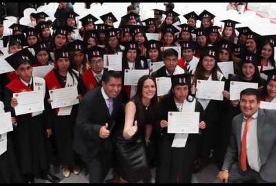 J&oacute;venes de institutos t&eacute;cnicos y tecnol&oacute;gicos y Conservatorio Nacional de M&uacute;sica se graduaron este viernes 02 de diciembre de 2022.