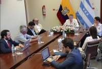 El presidente Guillermo Lasso desarrolla las preguntas para una Consulta Popular.