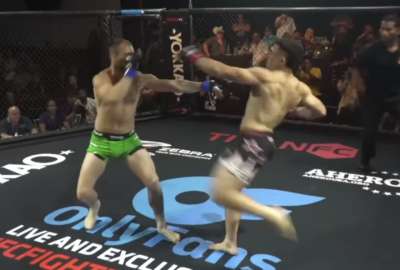 Pol&eacute;mico golpe desemboca en el K.O. m&aacute;s r&aacute;pido de las artes marciales mixtas