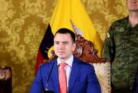 El presidente Daniel Noboa plantea el incremento dle IVA.