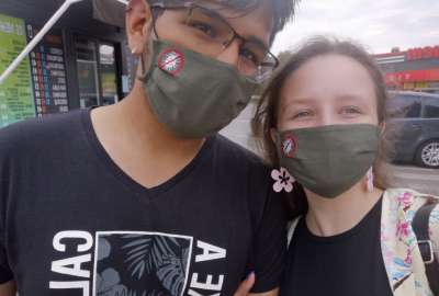 Josu&eacute; Due&ntilde;as y Taissia Prykhodko son una pareja joven de ecuatoriano y ucraniana, viviendo en Kiev