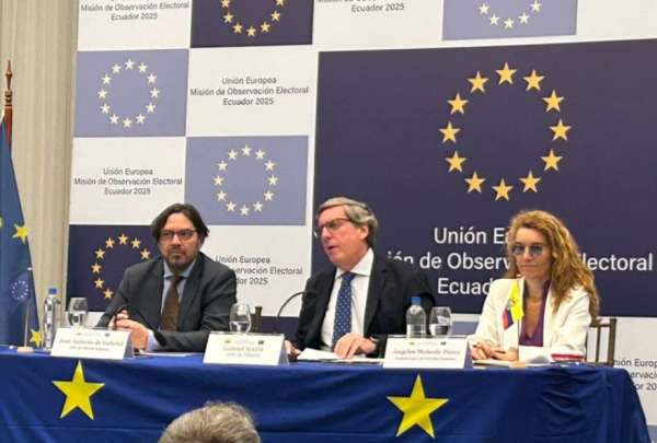 La Misi&oacute;n de Observaci&oacute;n Electoral de la Uni&oacute;n Europea present&oacute; el informe final de recomendaciones de las elecciones en Ecuador. En ese espacio rechazaron nuevamente la teor&iacute;a de la tinta m&aacute;gica.&nbsp;