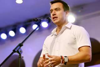 Denuncia de Ver&oacute;nica Abad contra el presidente Daniel Noboa se frena en el TCE