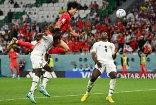 Corea del Sur cay&oacute; ante Ghana y se complica en Qatar 2022