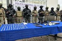 Armas, droga, explosivos fueron hallados por el Bloque de Seguridad en el operativo "Apolo 13".