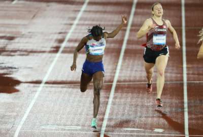 Nicole Caicedo gan&oacute; medalla de plata en los 400 metros planos en los Juegos Panamericanos
