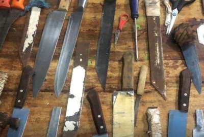El operativo de control dej&oacute; armas y celulares decomisados en el centro penitenciario de Santo Domingo.