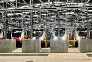 Metro de Quito: Los 18 trenes se movieron al mismo tiempo, por primera vez