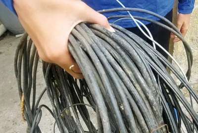 Un grupo de personas fue detenido por el presunto delito de robo de cables en Guayaquil.