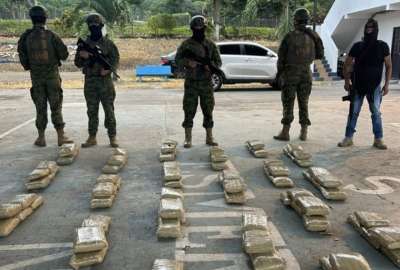 Fuerza de Tarea Conjunta Esmeraldas decomisaron 150 bloques de droga