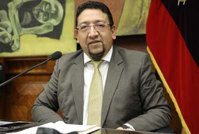 Virgilio Saquicela interpuso una denuncia por supuesto hackeo al sistema de votaci&oacute;n de la Asamblea Nacional