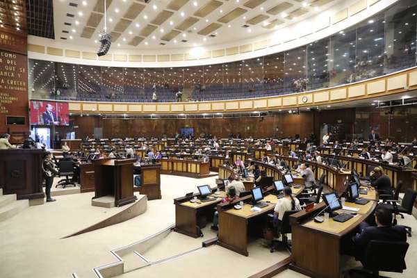 La Asamblea tom&oacute; la decisi&oacute;n sobre Guillermo Lasso con 116 votos.