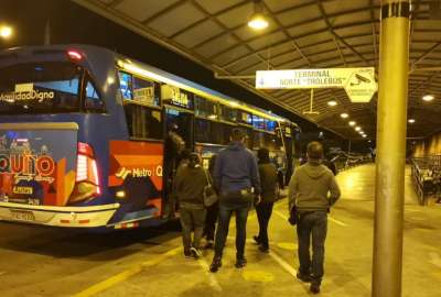 El transporte municipal sufre de irregularidades por las protestas en Quito.