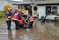 En Quito, este 28 de febrero del 2024, se produjeron inundaciones en varios sectores.