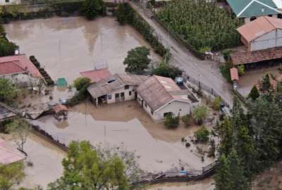 Contin&uacute;an trabajos en zonas afectadas por el desbordamiento del r&iacute;o Burgay