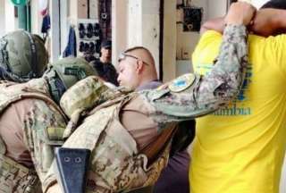 M&aacute;s de 300 militares desplegados en el centro de Guayaquil