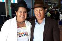 As&iacute; fue la despedida del l&iacute;der ind&iacute;gena, Ra&uacute;l Ilaquiche, esposo de la prefecta de Cotopaxi, Lourdes Tib&aacute;n.
