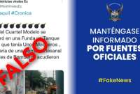 Polic&iacute;a desmiente informaci&oacute;n sobre una supuesta bomba abandonada en Guayaquil