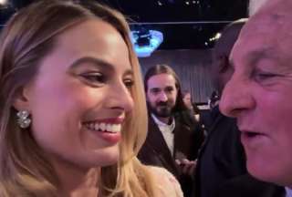 El encuentro entre Margot Robbie y Roberto Canessa que se viraliz&oacute; en redes