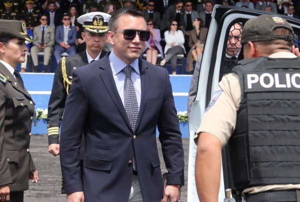 Daniel Noboa anticipó el indulto presidencial para el policía Paco Nicolás Morales
