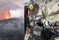 Autoridades desplegaron a sus unidades para buscar al hombre en las faldas del volcán Popocatépetl