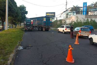 La circulaci&oacute;n en el norte de la capital se complic&oacute; por la aver&iacute;a de un veh&iacute;culo