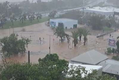 El ciclón generó inundaciones en varias zonas