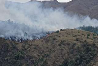 Incendio liquidado: llamas consumieron 90 hect&aacute;reas en Cuenca