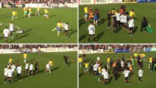 Esc&aacute;ndalo por violencia en la final de torneo sub-17 en Francia