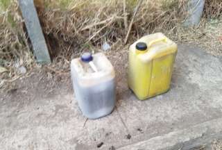 Agentes encontraron canecas de di&eacute;sel y aceite cerca del incendio de Gu&aacute;pulo