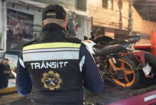 M&aacute;s de 80 motocicletas retenidas en operativos de control en Quito