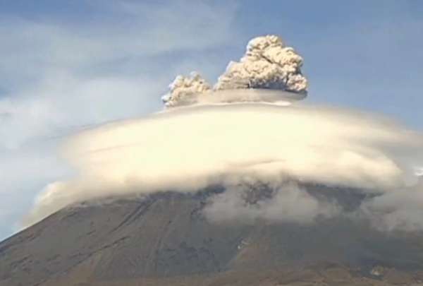 Actualmente el volc&aacute;n Popocat&eacute;petl se encuentra en amarillo fase 2 de erupci&oacute;n.