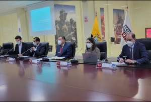 El pleno del Comit&eacute; de Operaciones de Emergencia (COE) Nacional, durante la reuni&oacute;n