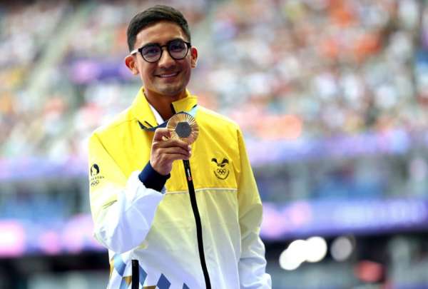 El campe&oacute;n ol&iacute;mpico Daniel Pintado arrib&oacute; a Ecuador para festejar su medalla dorada con la ciudadan&iacute;a. 