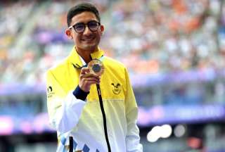 Los medallistas ol&iacute;mpicos fueron recibidos con honores en Ecuador