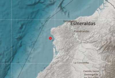 Sismo sacudi&oacute; Esmeraldas las &uacute;ltimas horas del martes, 7 de marzo