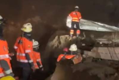 Bomberos de Guayaquil compartieron videos de los trabajos de rescate en Alaus&iacute;