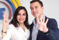Daniel Noboa y Verónica Abad (ADN) son el binomio ganador de la presidenciales en Ecuador.