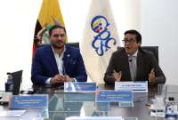 Consejeros del CPCCS durante la sesión en la que se debatieron reformas al reglamento del concurso para fiscal general.