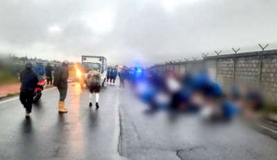 Imagen del accidente en la provincia de Cotopaxi