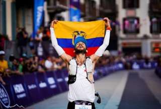 El ecuatoriano Joaqu&iacute;n L&oacute;pez, segundo del  Ultra-Trail de Mont-Blanc