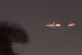 Miami: avi&oacute;n de carga se incendia en el aire antes de aterrizar