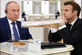 Emmanuel Macron se neg&oacute; a realizarse una PCR para su encuentro con Vladimir Putin