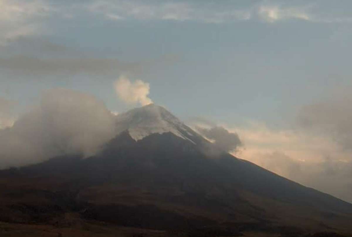 El proceso eruptivo del volcán Cotopaxi comenzó en octubre de 2022
