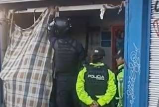 Guaman&iacute;: Delincuentes intentaron robar un cajero autom&aacute;tico