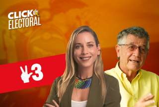 Binomio Sociedad Patri&oacute;tica (PSP): Andrea Gonz&aacute;lez y Galo Moncayo